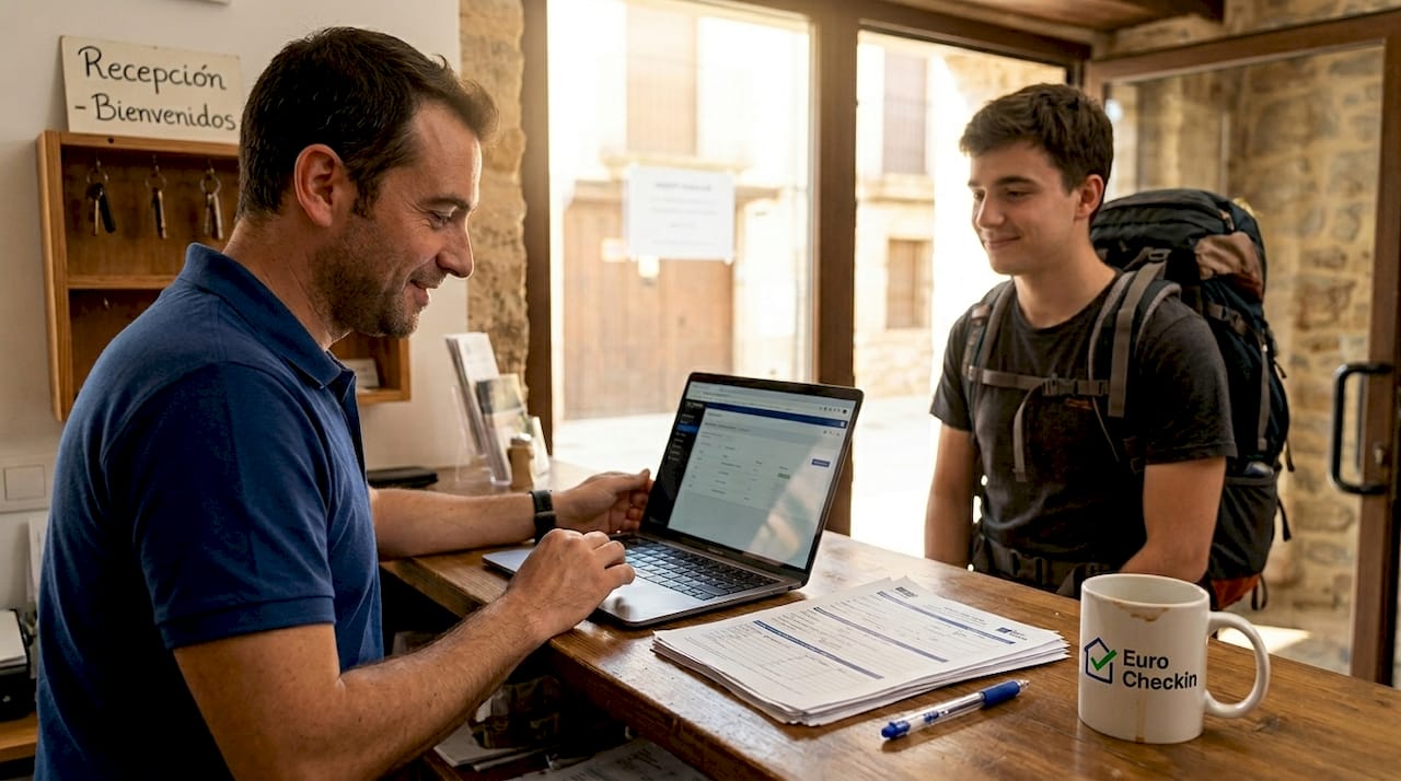 Optimiza el alta de huéspedes en tu hostal en España