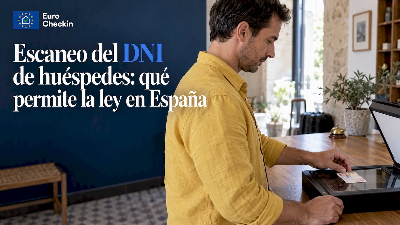 Escaneo del DNI de huéspedes: qué permite la ley en España