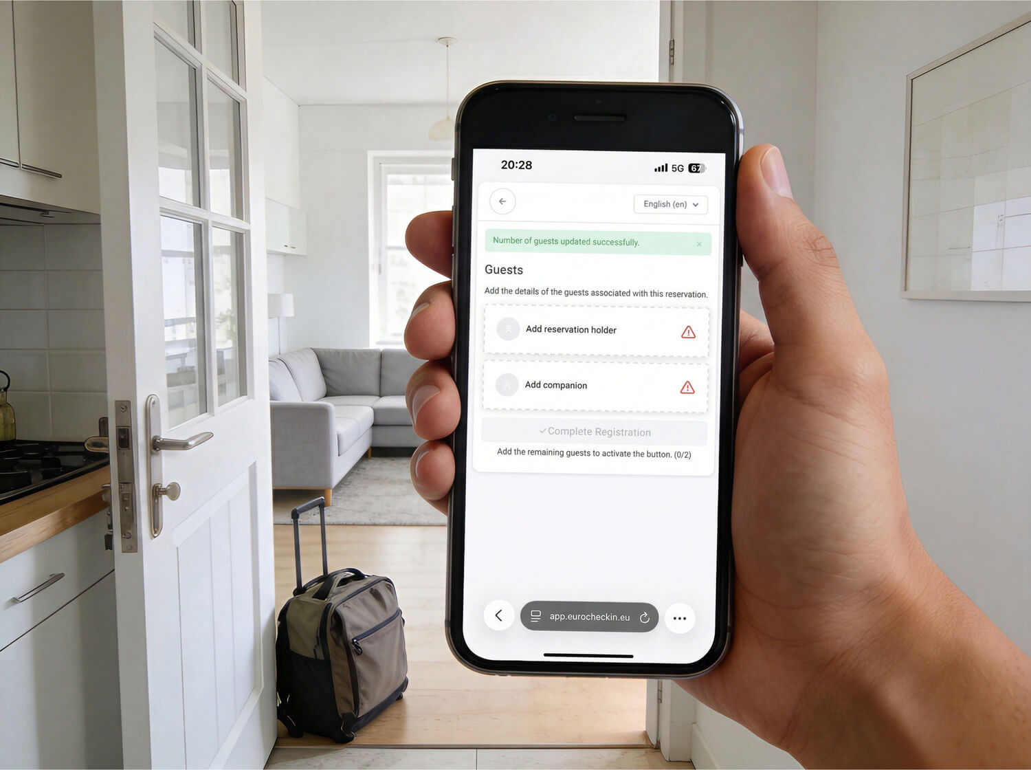 Hotel boutique en Madrid optimizando el check-in y automatizando el envío a SES Hospedajes
